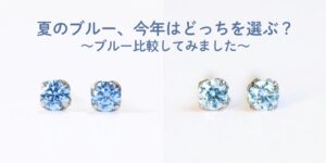 夏のブルー、今年はどっちを選ぶ？～ブルー比較してみました～